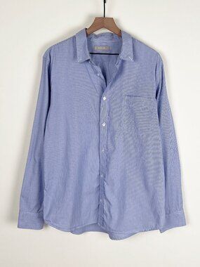 Everlane 100% Cotton Button Down Up Shirt Blouse Oversized Relaxed Fit Loose XL